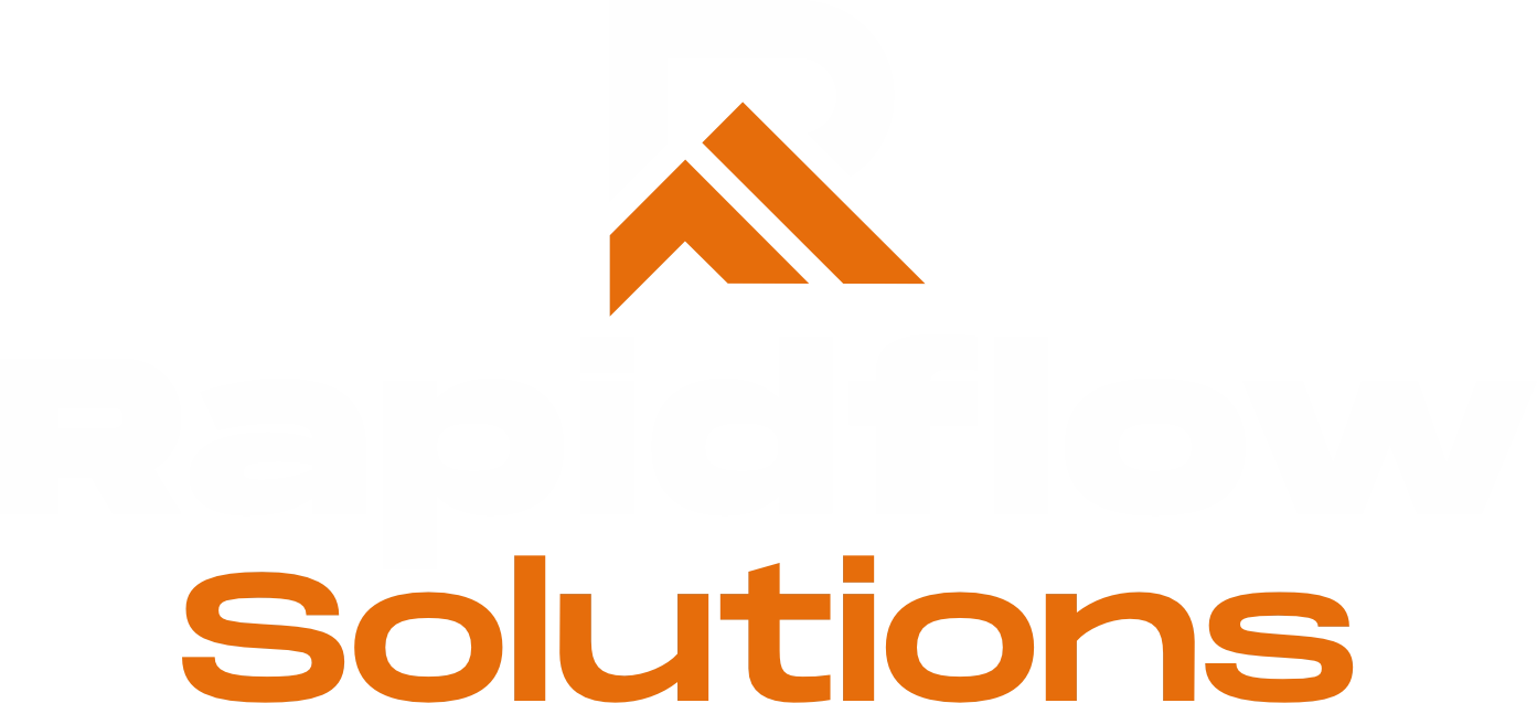 Rapidflow Solutions Logo Zambia White